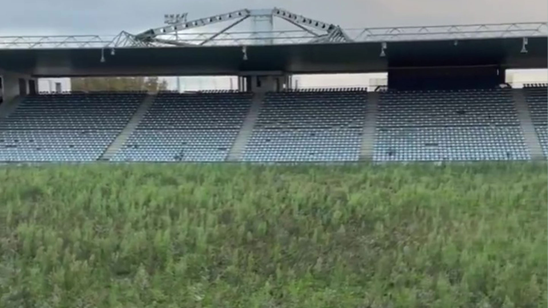 Former top flight stadium left abandoned and overgrown just two years after club last played a game there