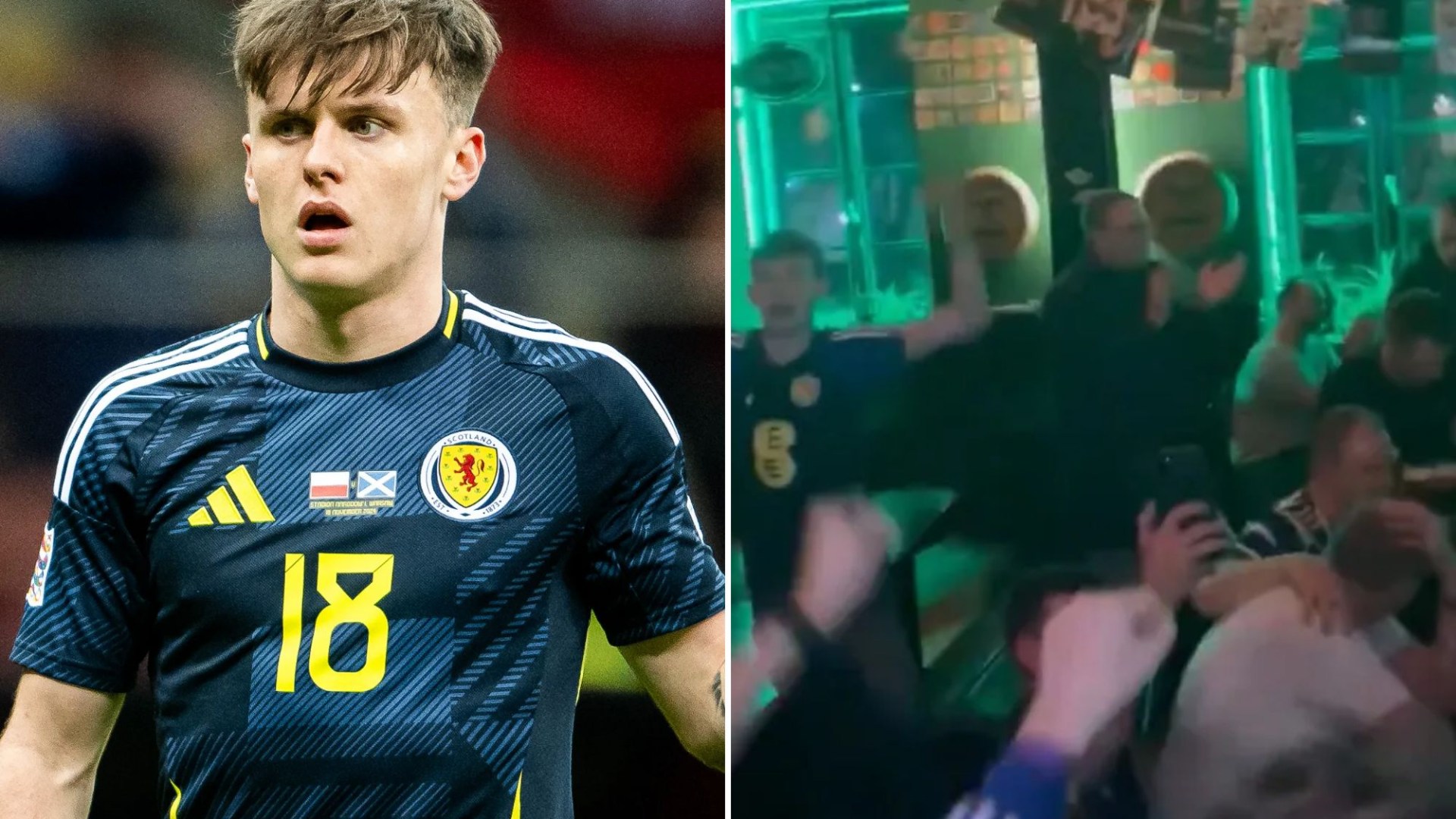 Scotland fans spotted partying in Poland as they conjure up song for new Tartan Army hero Ben Doak