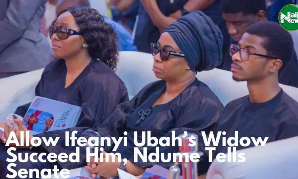 Allow Ifeanyi Ubah’s Widow Succeed Him, Ndume Tells Senate