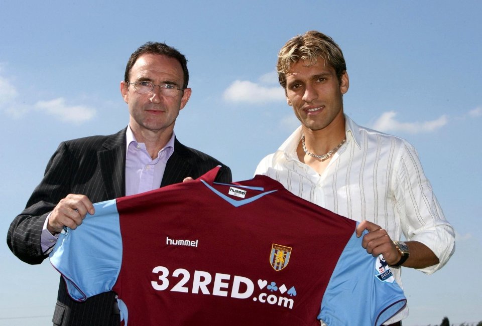 O'Neill then re-united with his midfielder at Aston Villa in 2006