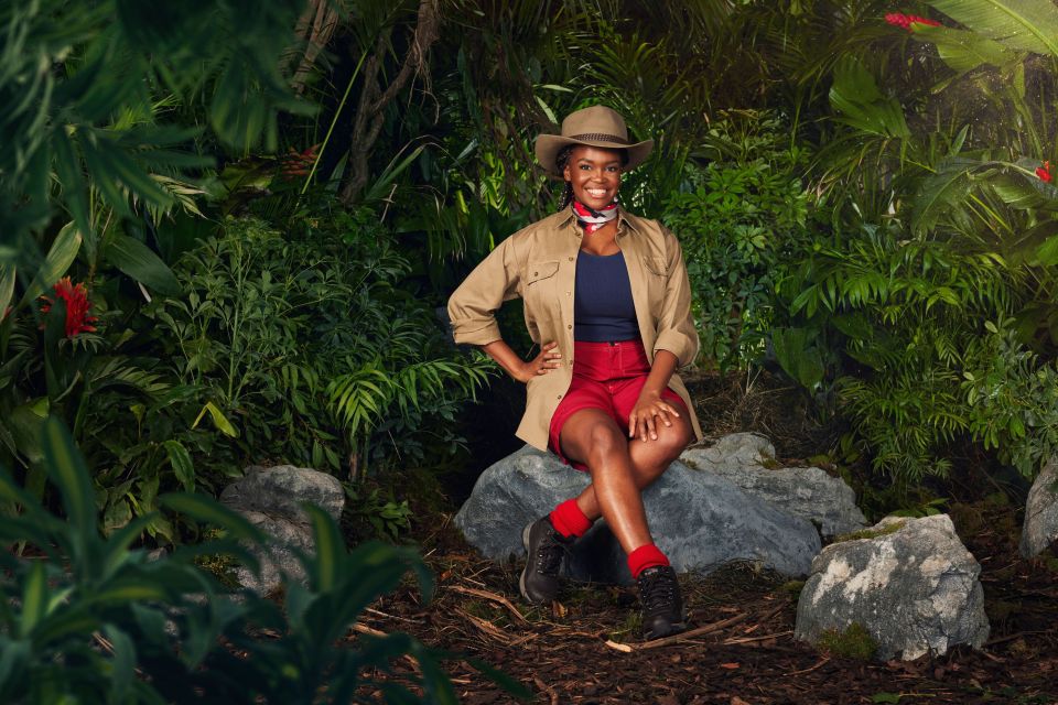 The 33-year-old dancer opened up about her personal struggles on I'm a Celeb