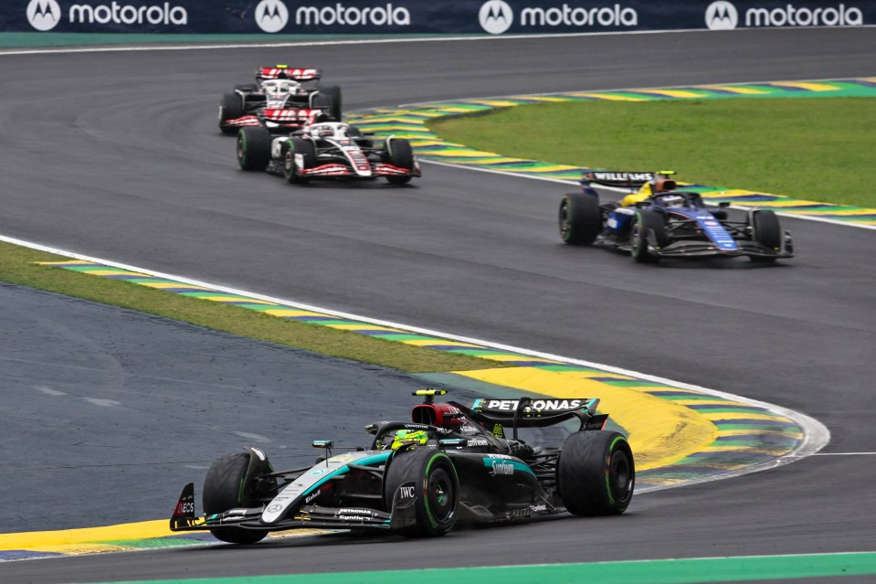 Hamilton made a cryptic comment to mechanics on his radio in Brazil