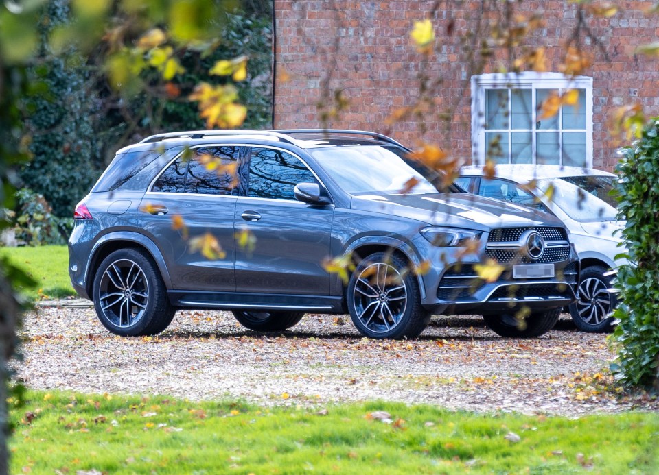 She was spotted out in the luxury motor for a shopping trip near her home in Bedfordshire