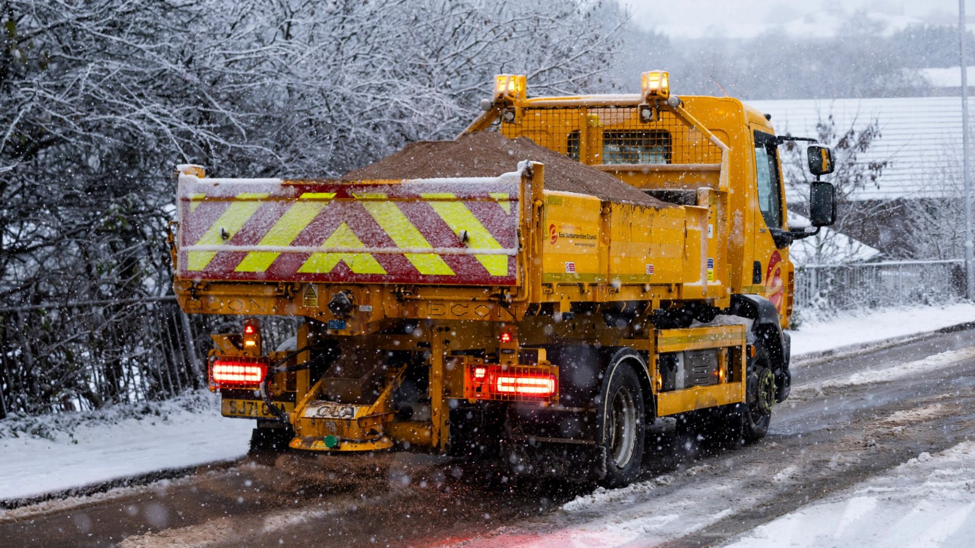 Major motorway grinds to a halt and ferry and rail services axed as Storm Bert rages across Scotland