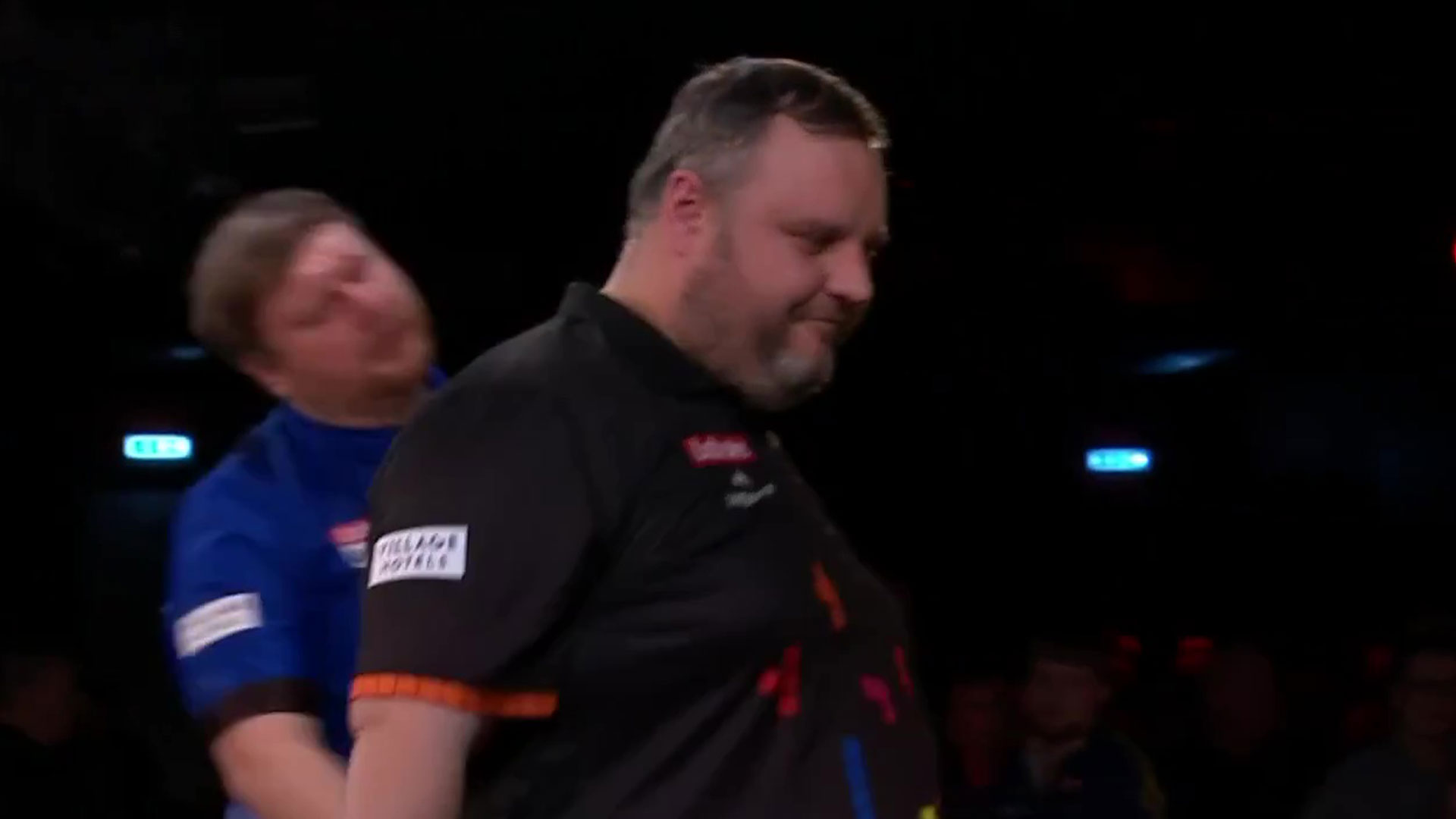 Darts star Fallon Sherrock's boyfriend fumes and leaves stage covering his face after 'hugely frustrating' defeat