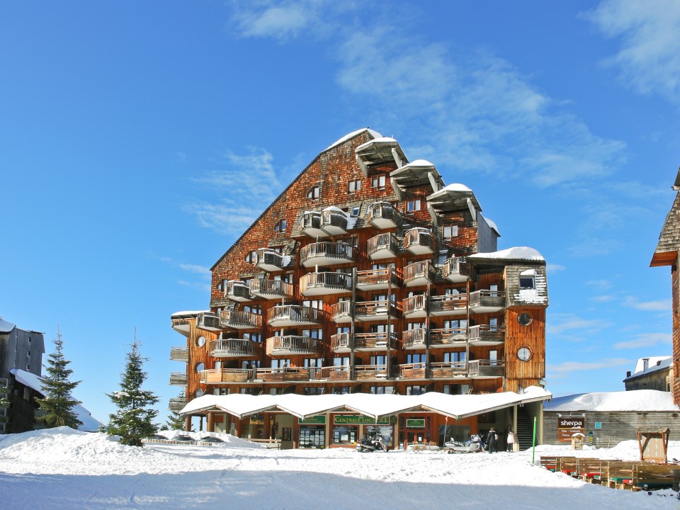 The Avoriaz resort, where you can ski from the hotels all the way to the local restaurant, supermarket and ski runs