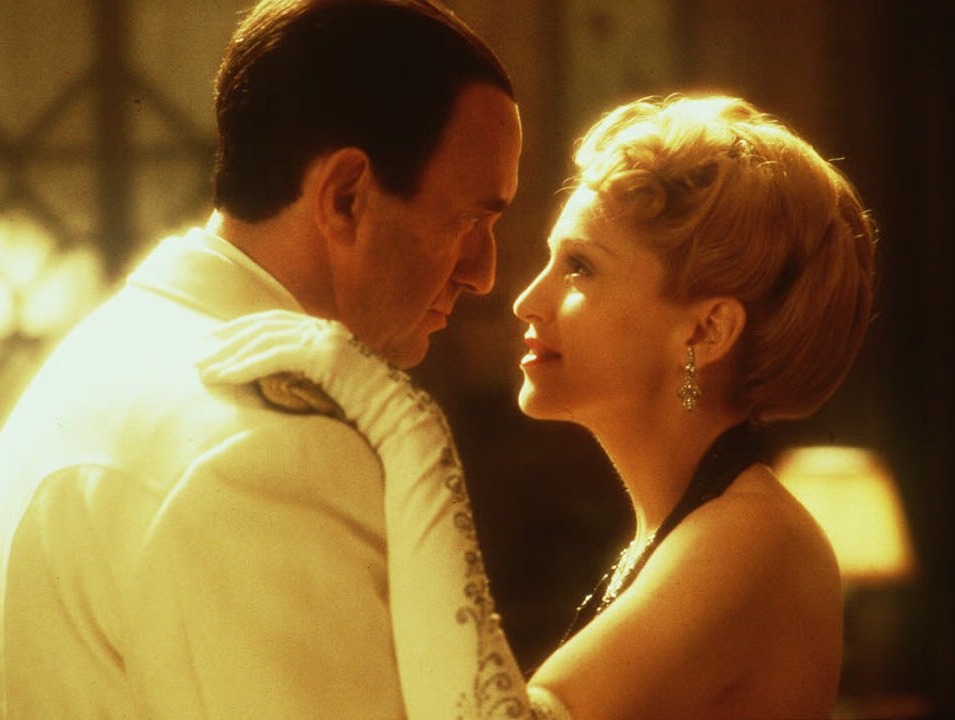 Madonna as Argentina’s tragic first lady Eva Peron alongside Jonathan Pryce