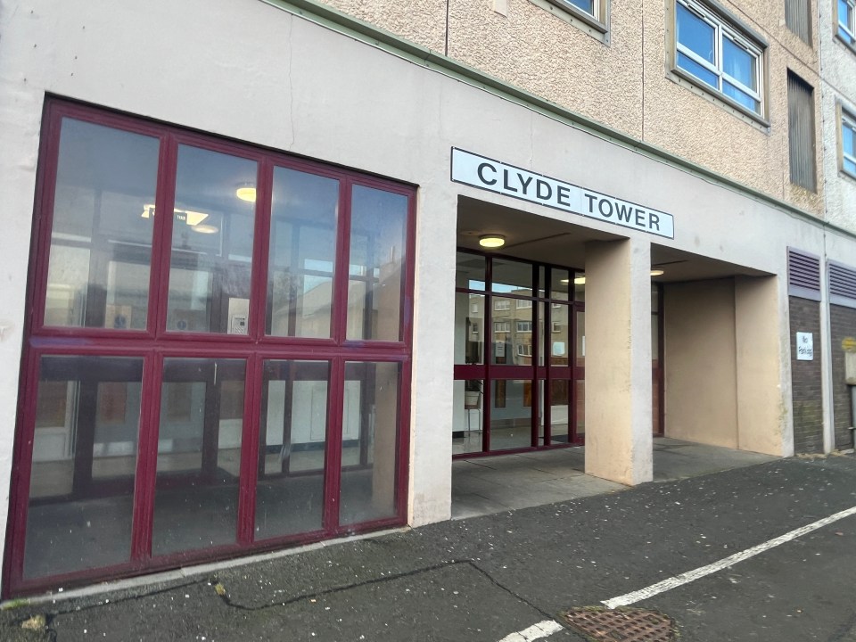 Royal Mail has suspended deliveries to Clyde Tower in East Kilbride