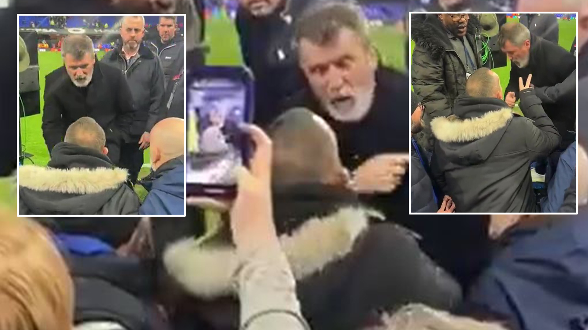 Sky Sports launch investigation into Roy Keane scrape with Ipswich fan as Jamie Redknapp and co asked to give statements