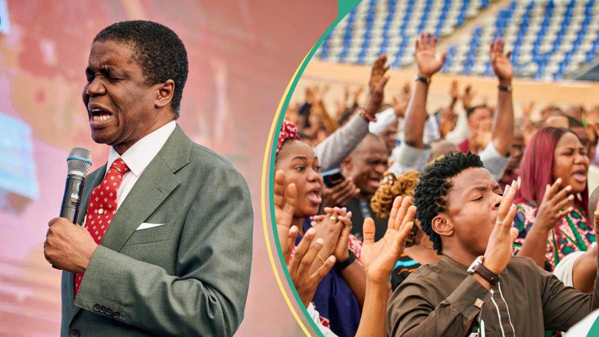 Videos Emerge as Bishop Abioye Holds First Crusade After Leaving Oyedepo’s Winners Chapel