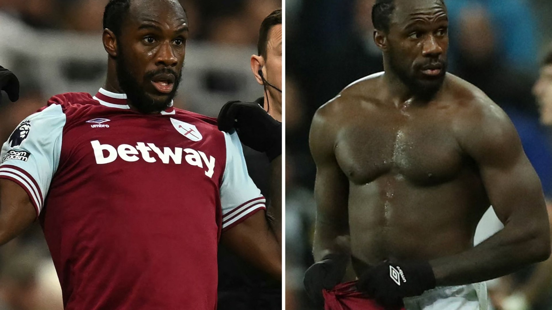 Michail Antonio suffers wardrobe malfunction as West Ham star's request for special kit modification backfires