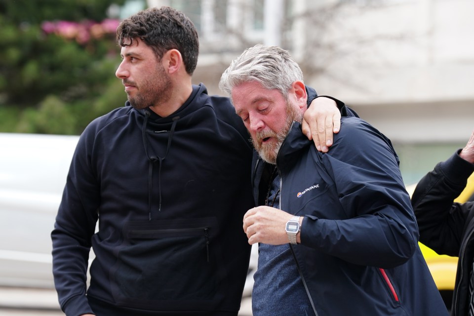 Tim Edwards, father of Elle Edwards, outside Liverpool Crown Court after Connor Chapman was found guilty of her murder