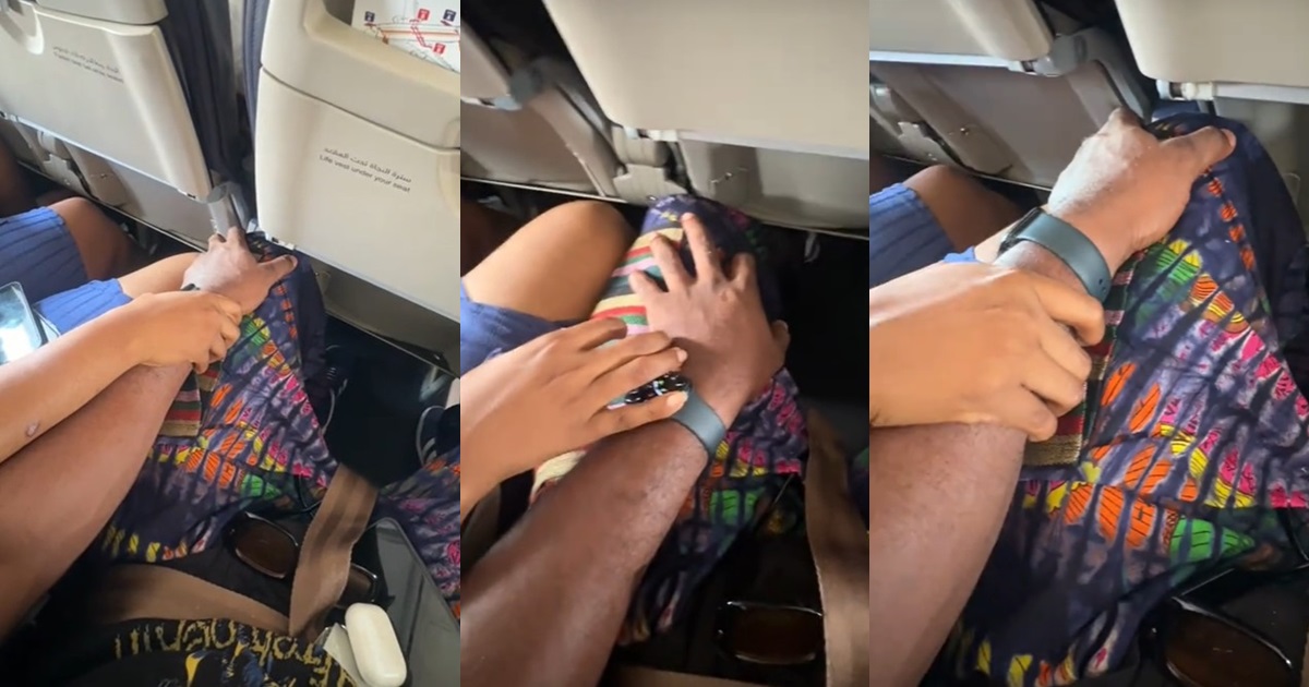 Nigerian man recounts flight encounter with co-passenger who held his hand during a flight (WATCH)