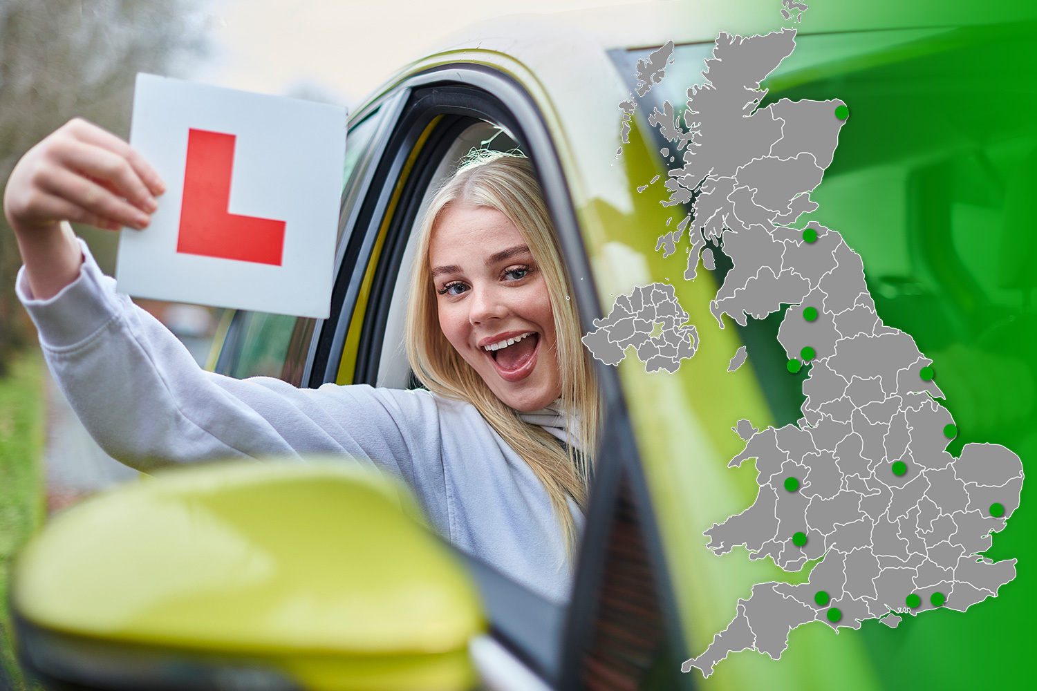 Map reveals EASIEST place to take your driving test in Britain with 70% pass rate - do you live in a easy-pass zone?