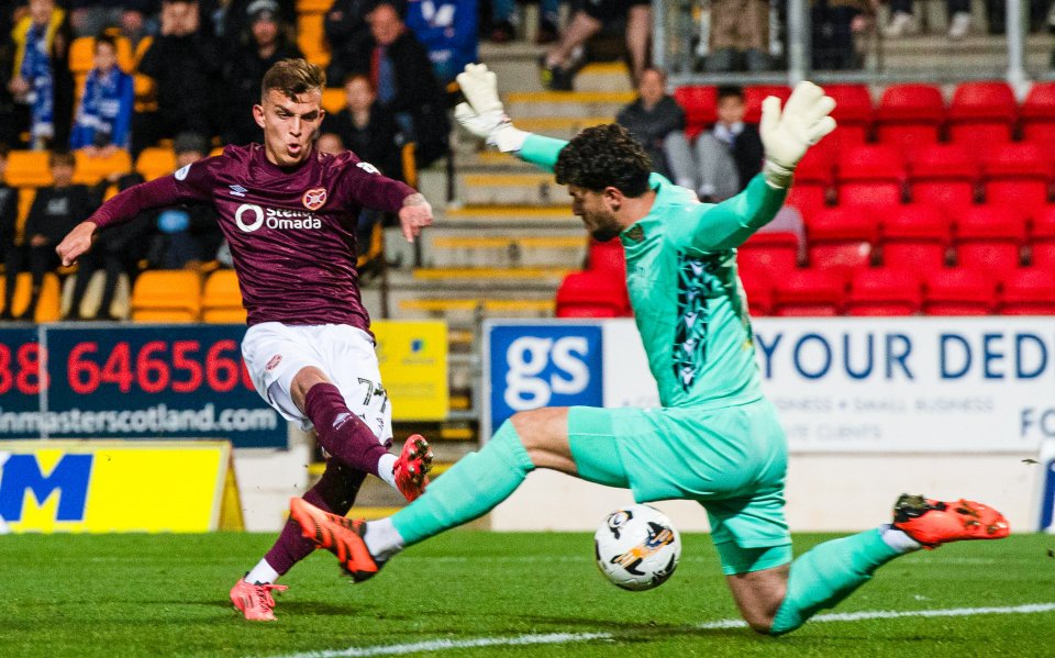 The striker has scored two goals in 20 appearances for Hearts this season