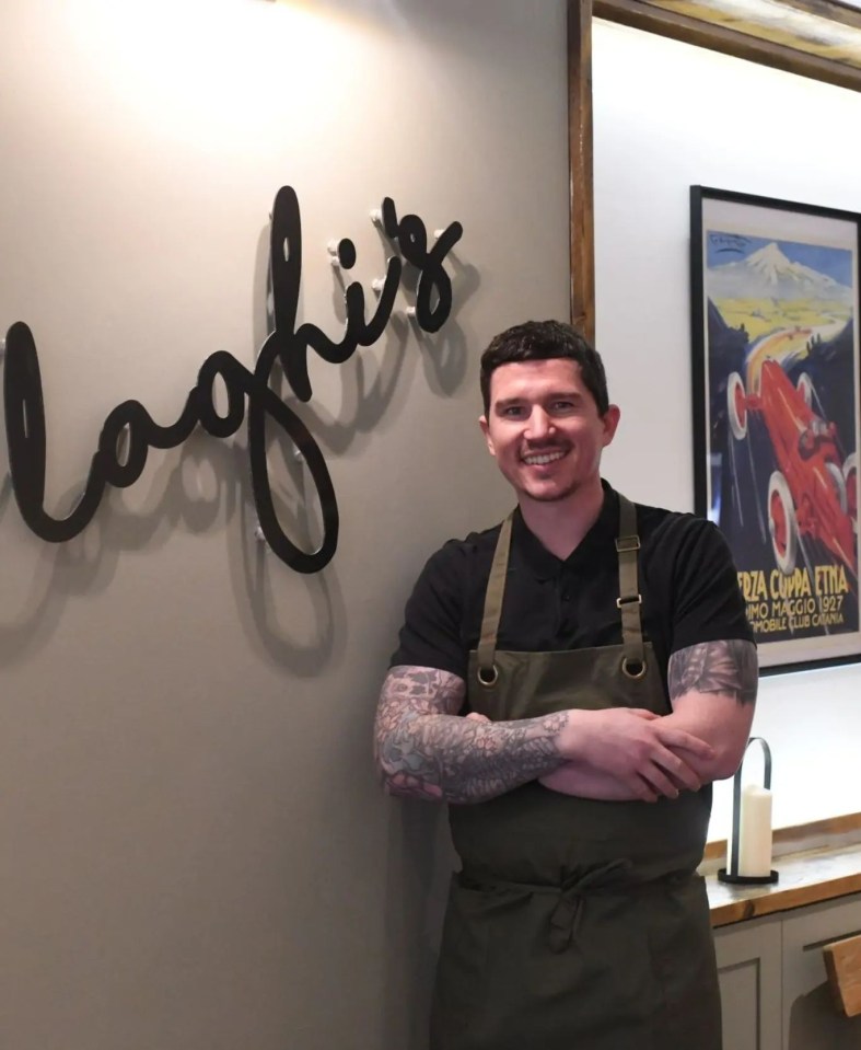 The respected cook also became the executive chef at Laghi's in Edgbaston