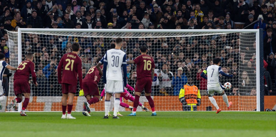 Son Heung-min gave Tottenham an early lead from the penalty spot