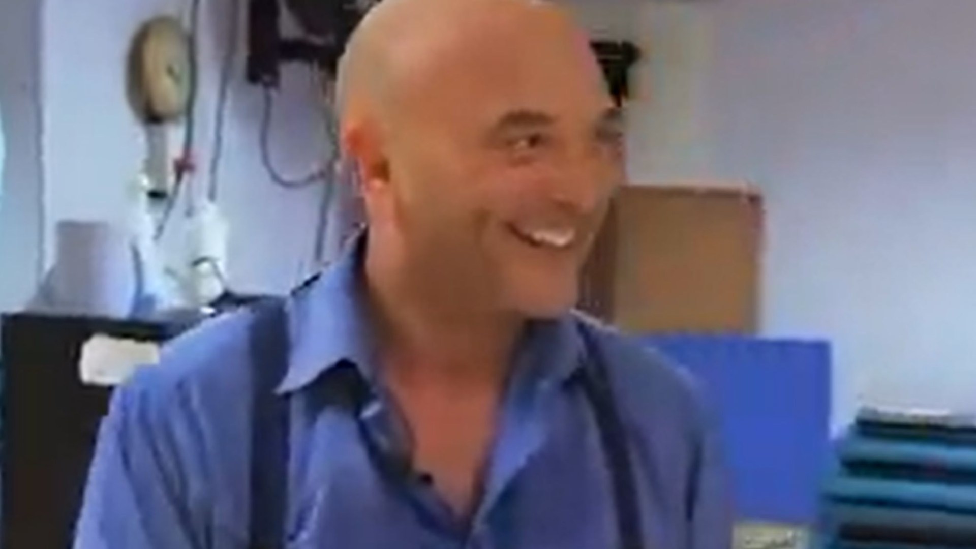 Watch creepy moment MasterChef’s Gregg Wallace tells Strictly star ‘I don’t wear underwear’ and grabs his crotch