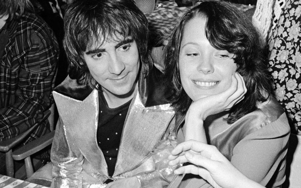 Super groupie Pamela with Keith Moon of The Who