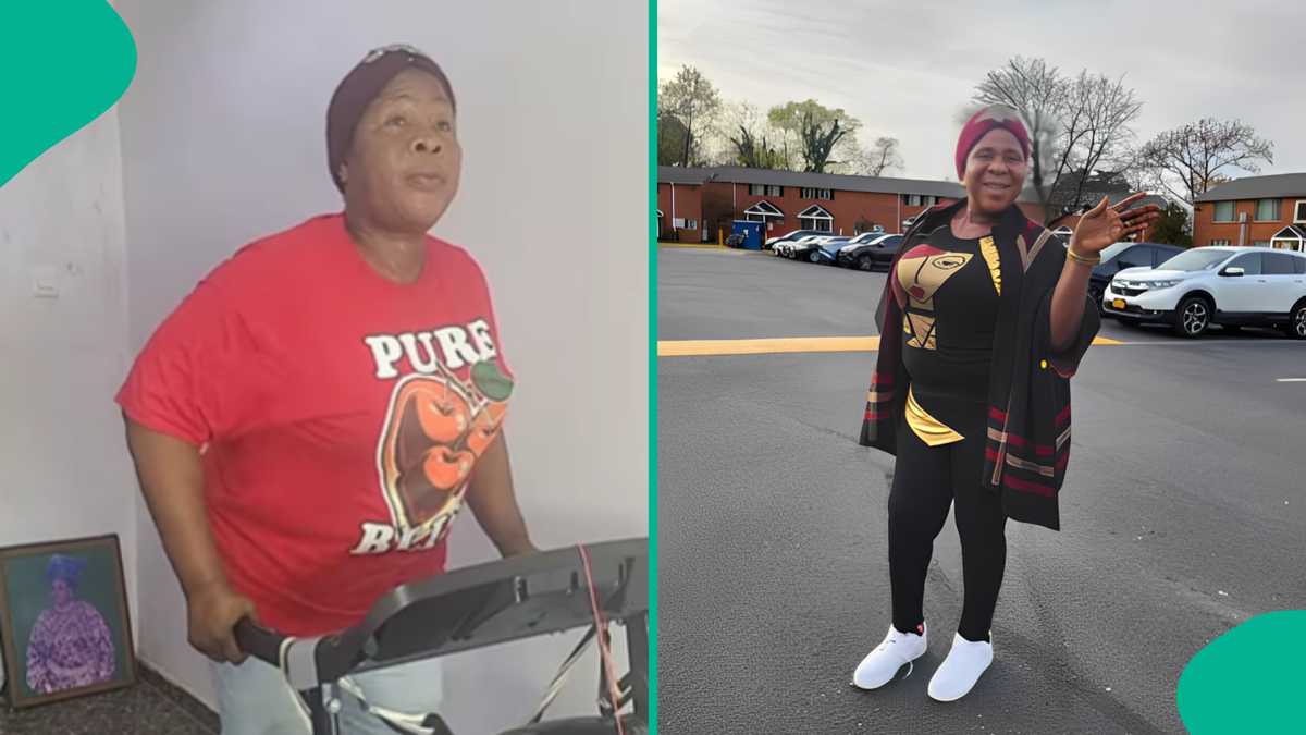 65-Year-Old Actress Madam Saje Shows of Impressive Treadmill Run, Amazes Many: "Good Job Mama"