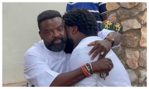 Actor Kunle Afolayan finally reconciles with brother, Aremu at mother’s burial