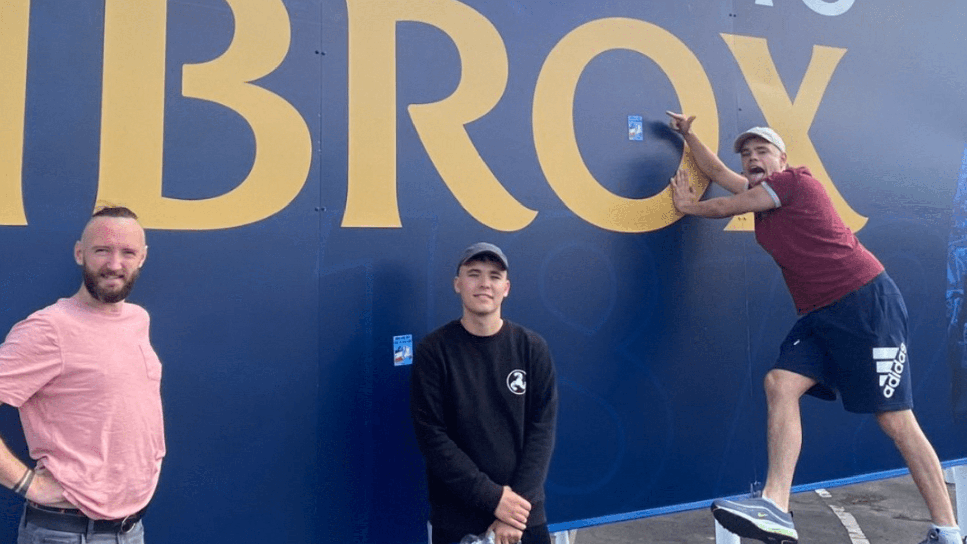 Controversial Irish rap act spotted outside Rangers' Ibrox stadium as they post slogans ahead of sold out Glasgow shows