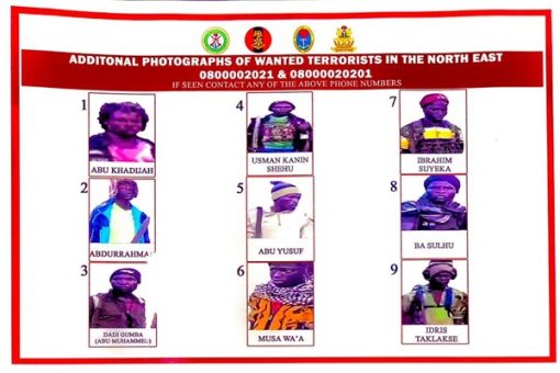 DHQ Declares Nine Wanted For Terrorism (Full List)