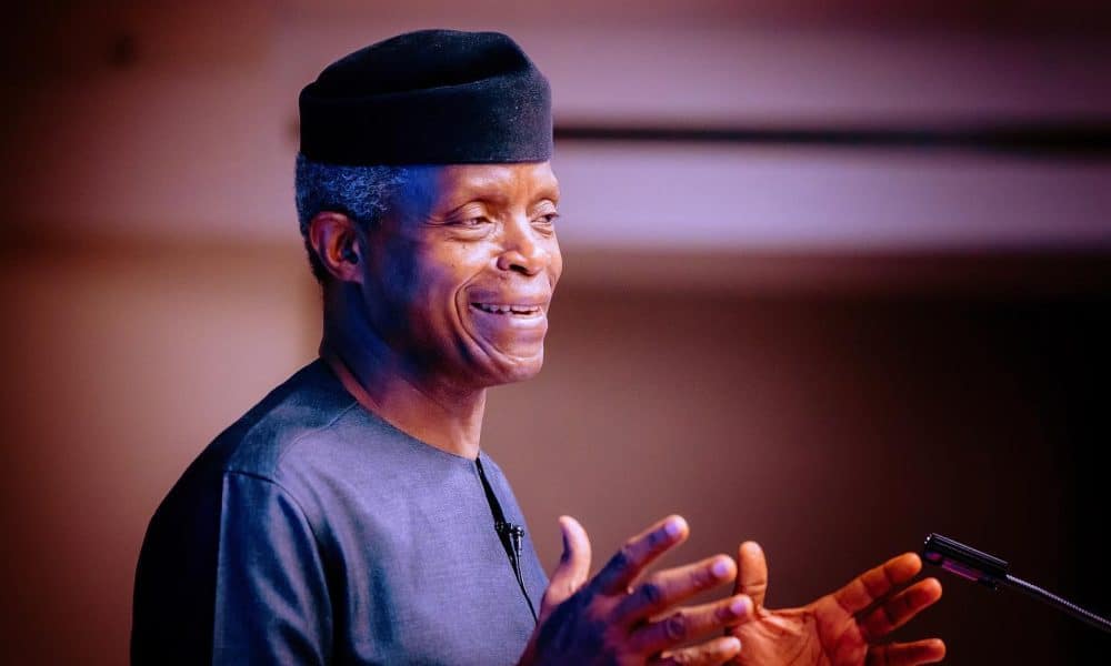 Ex-VP, Osinbajo Addresses World Leaders At UK Forum