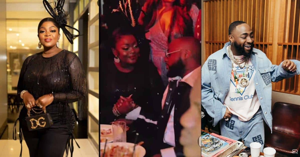 Fans react as Eniola Badmus reconciles with Davido, rekindle friendship