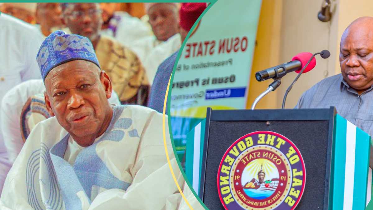 Governor Adeleke Blasts Ganduje Over Vow To Reclaim Osun, Oyo For APC