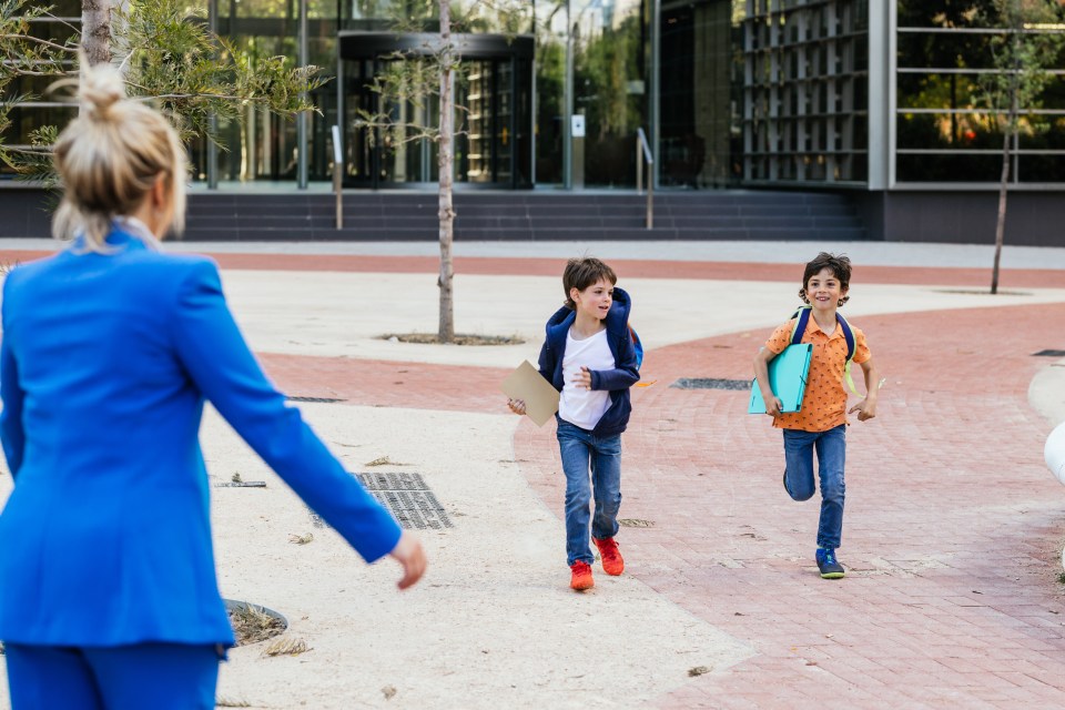 She watches porn daily before the school pick-up (stock picture)