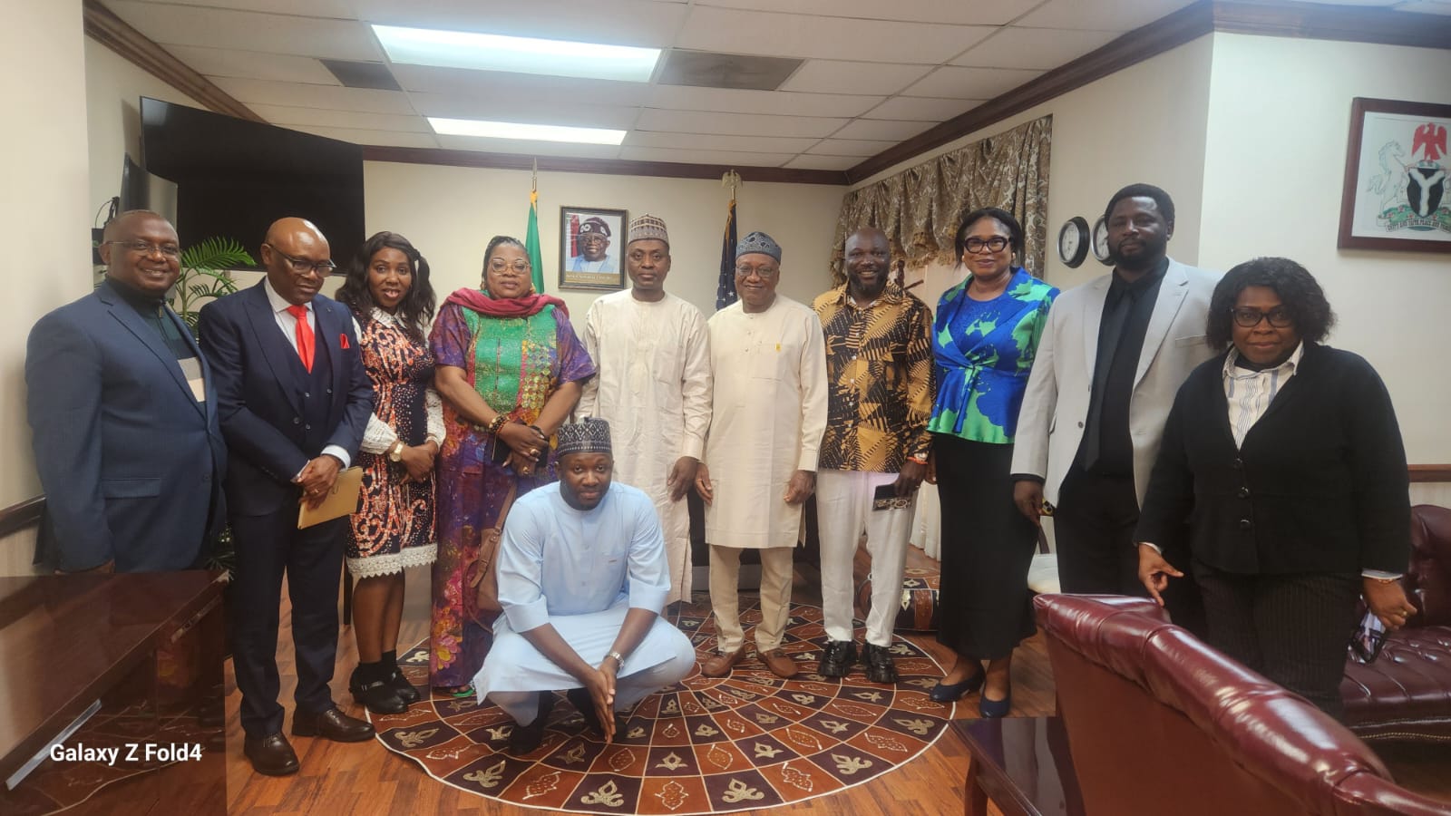 INEC Delegation To US Election Visits Nigerian Embassy