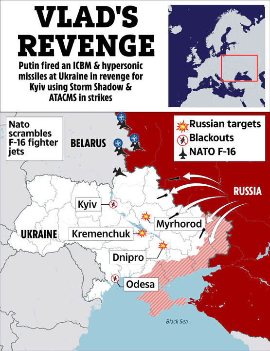 Putin fired new ballistic missiles at Ukraine this week