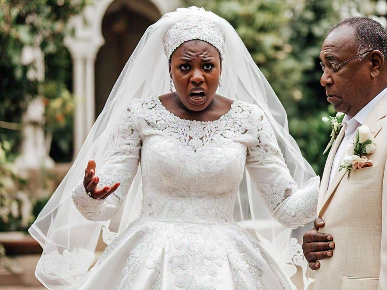 Lady refuses to host wedding at father's house, tells him not to speak at event