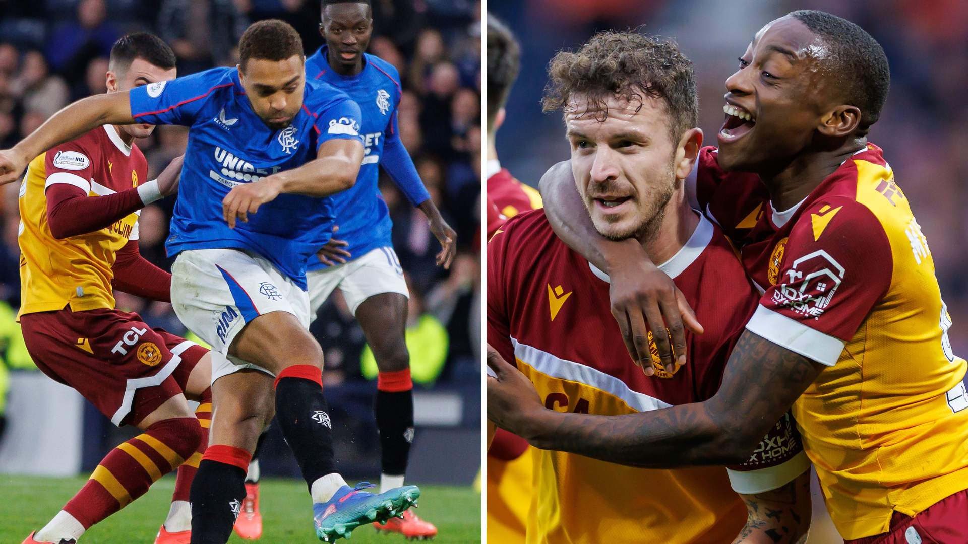 Motherwell vs Rangers LIVE REACTION as Light Blues books League Cup final showdown with Celtic next month