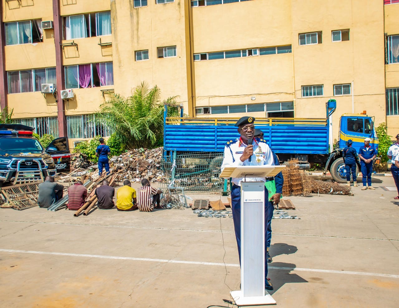 NSCDC Foils Vandalism, Arrests 5 Vandals In FCT