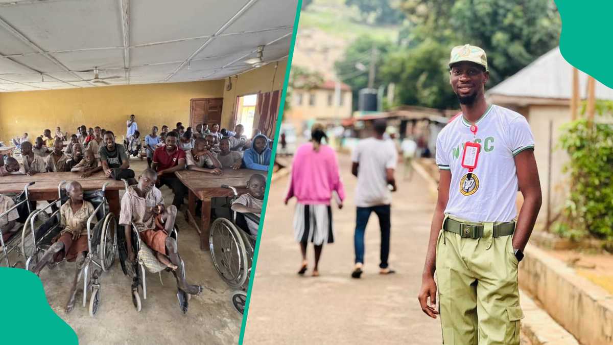 NYSC Member Comedian Socket CFR Visits Physically Impaired Students With Gifts in Honour of Late Mum