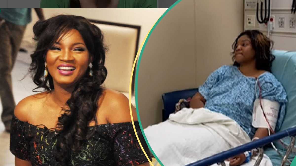 Omotola Jalade Shares Hospital Footage As She Battles With Her Health, Targets Recovery