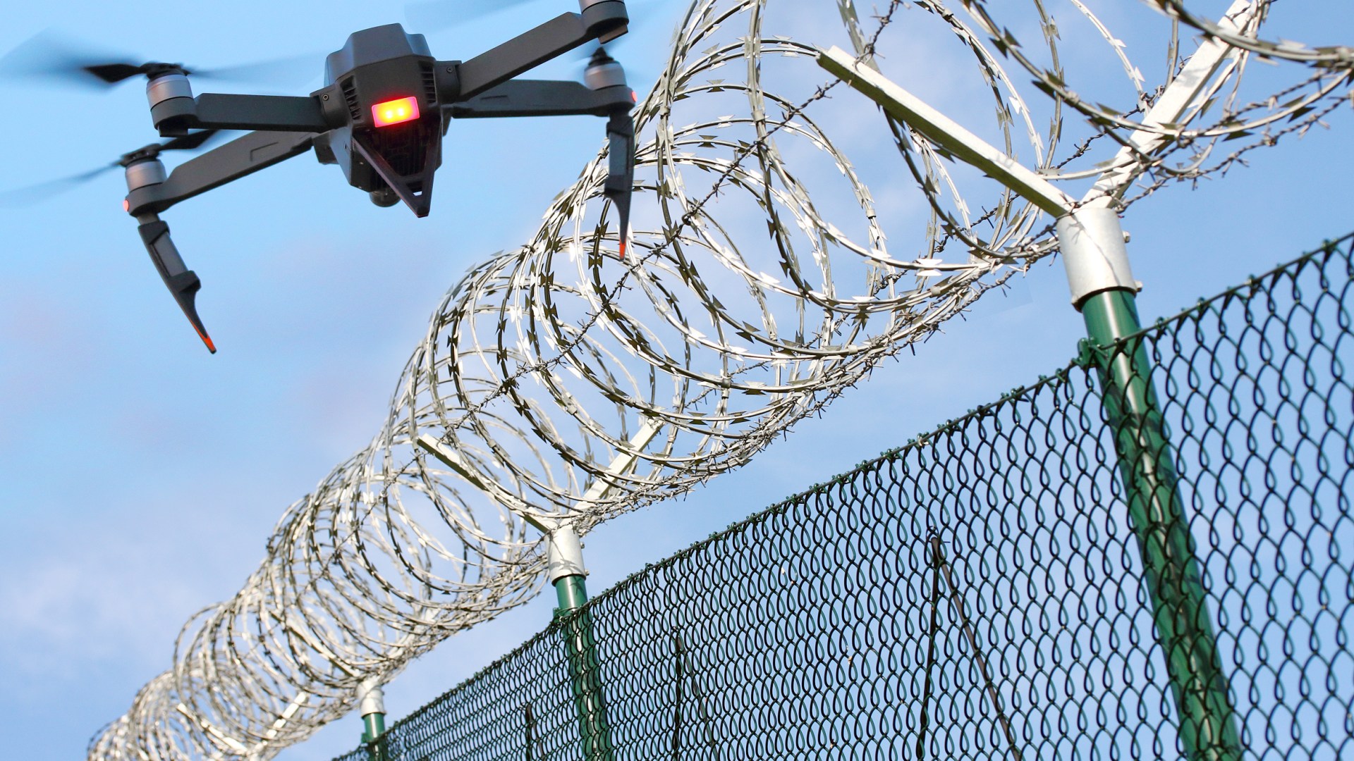 Prison dubbed 'airport' because it's swarmed by drug-delivery drones