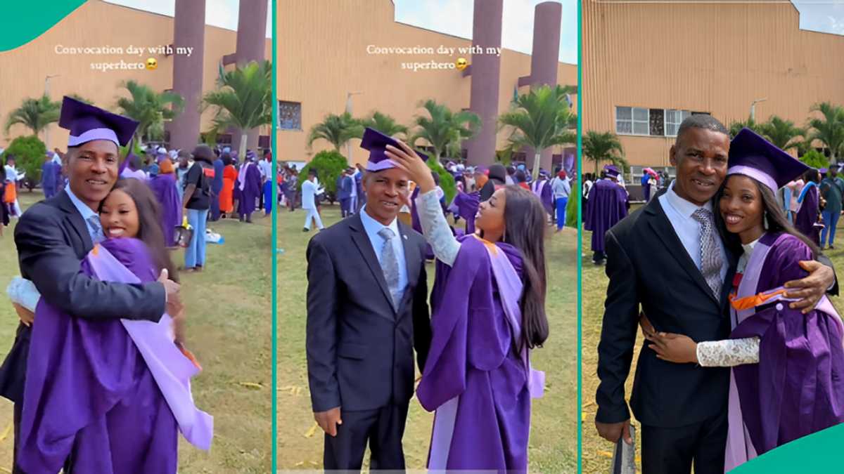 UNIBEN Graduate and Her Father Melt Hearts With Lovely Video, Many React as Clip Trends