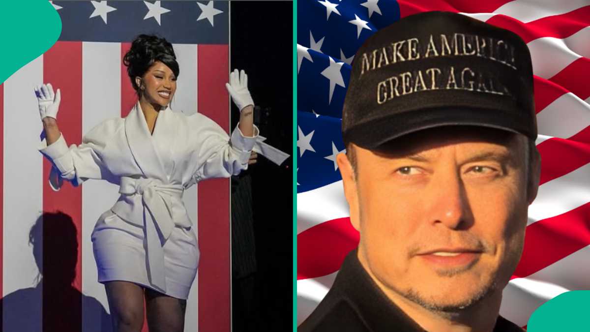 US Election: Cardi B Reacts As Elon Musk Slams Her Over Speech at Kamala Harris’ Campaign Rally