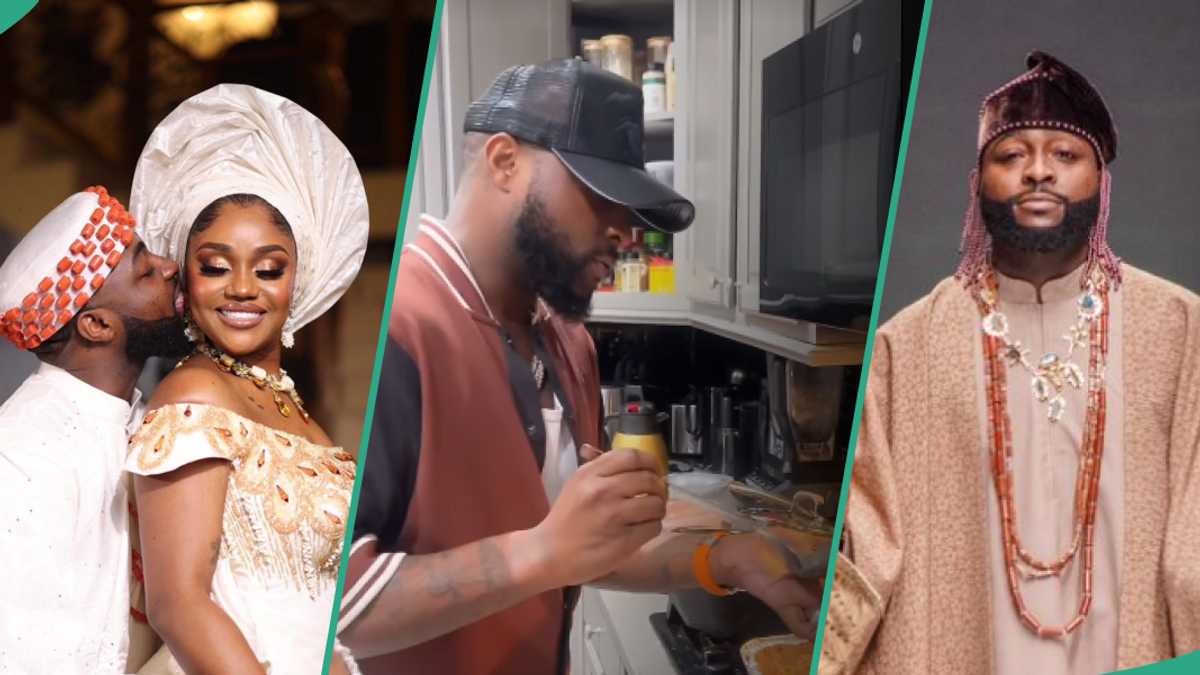 Video As Davido and Wife Chioma Prepare Sumptuous Delicacies for 2024 Thanksgiving: “OBO Is Happy”