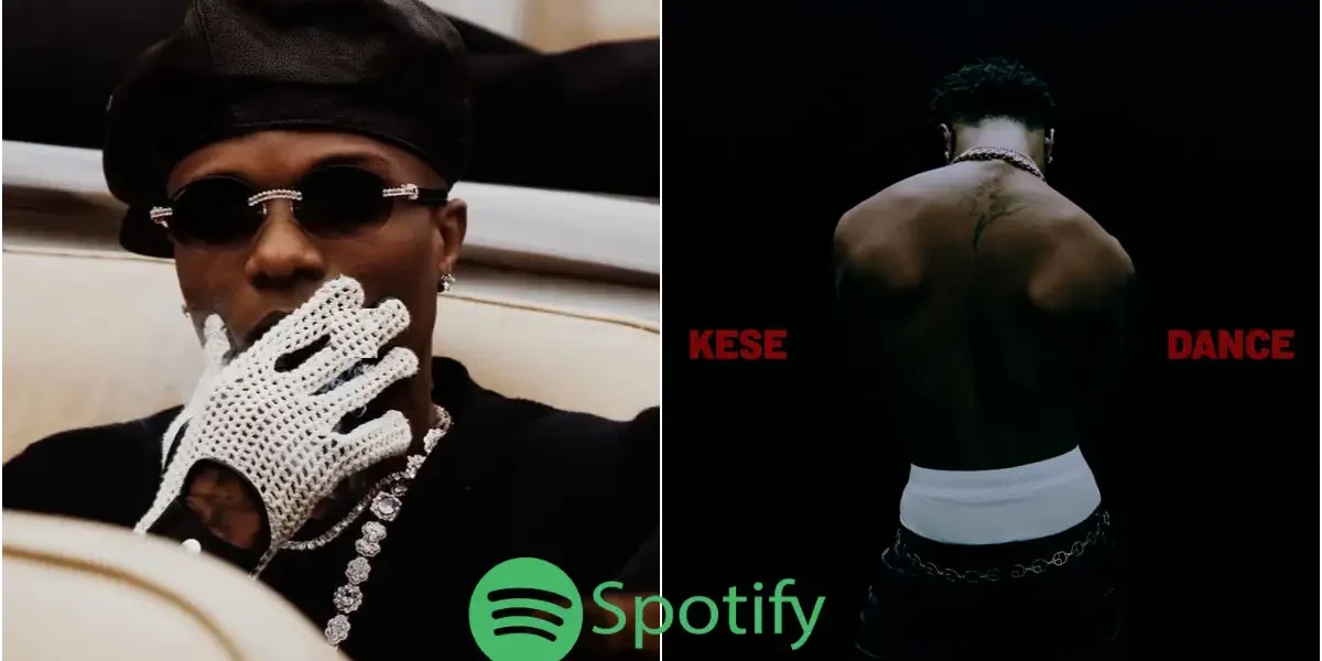 Wizkid breaks own record on Spotify with new track 'Kese Dance'