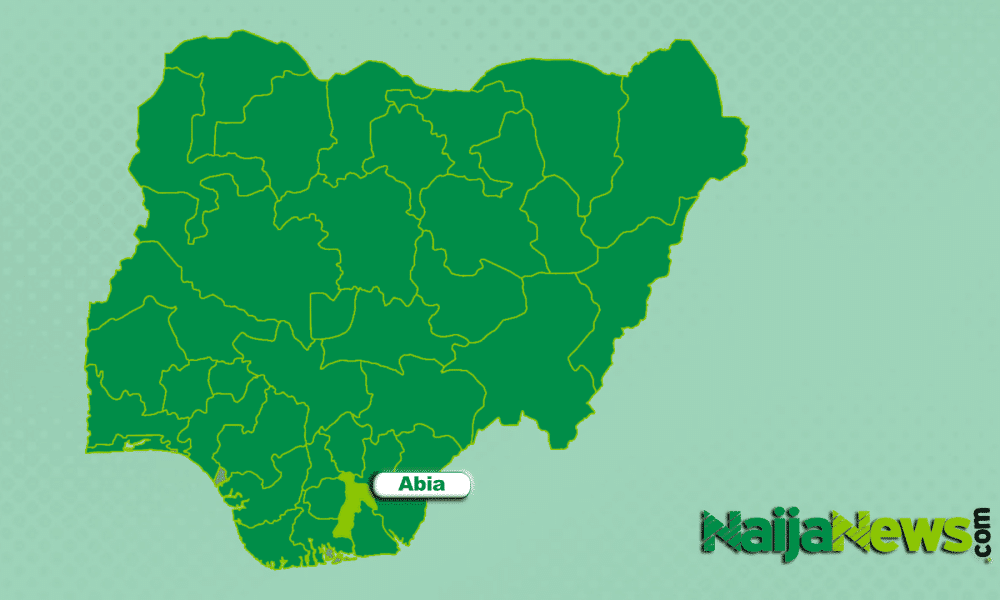 Map of Abia State, Nigeria