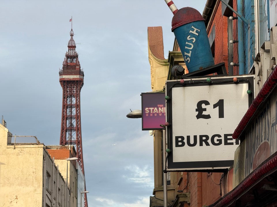 The infamous £1 burger fast food shop in the shadow of the Tower