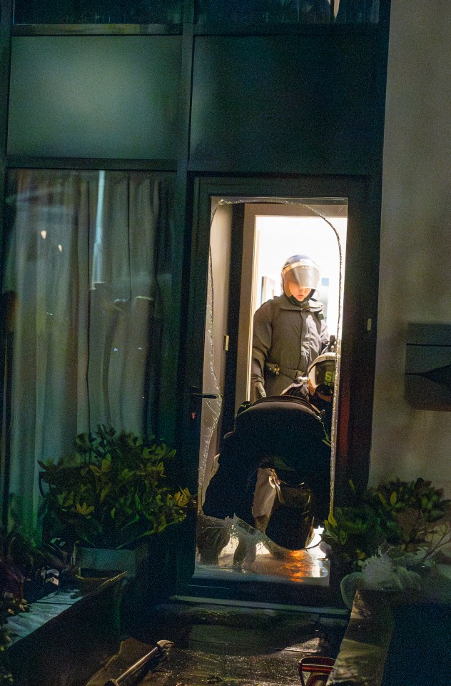 Cops gave suspects a shocking wake-up call during the dawn raids