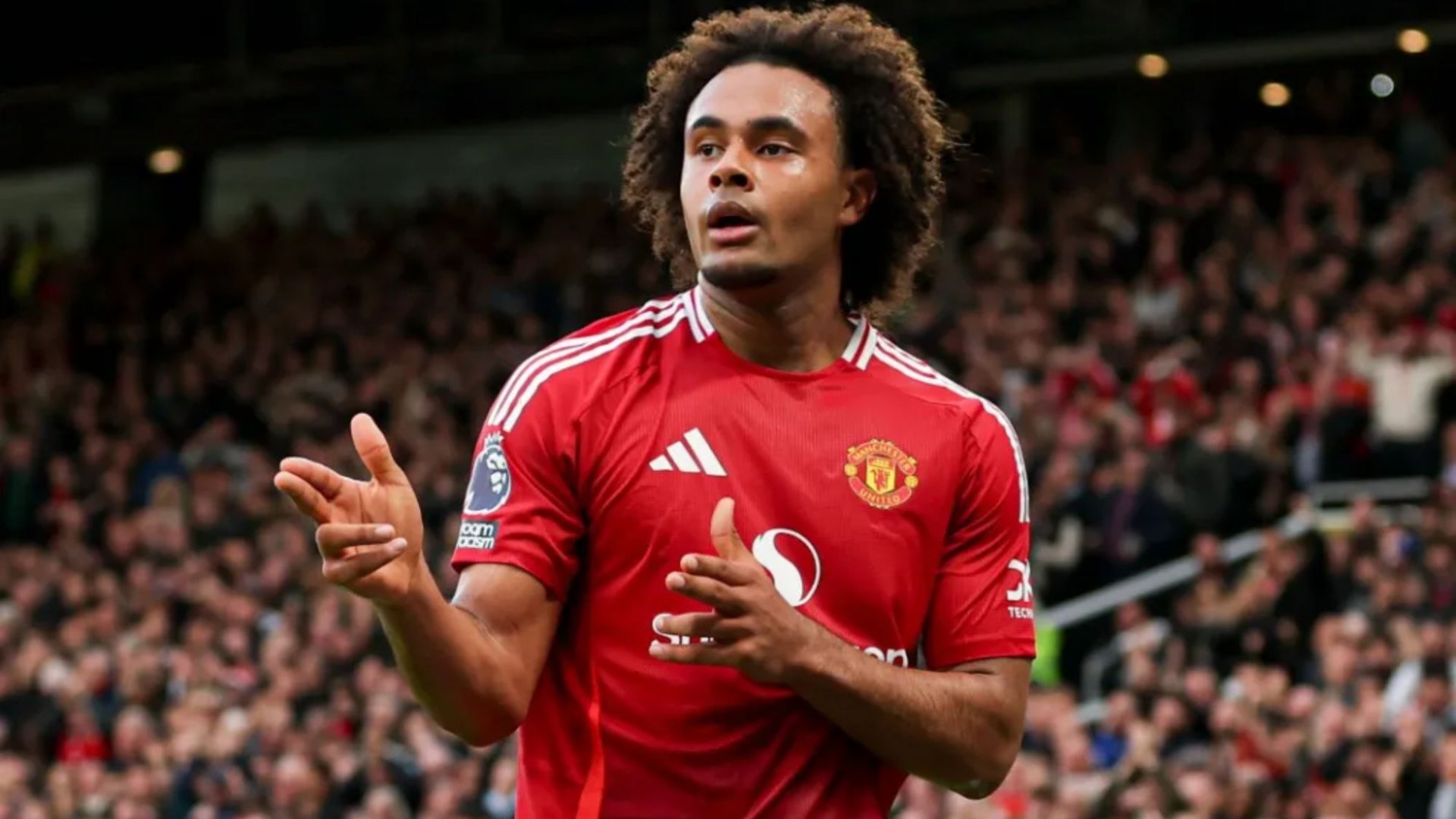 Joshua Zirkzee's gun goal celebration explained after Man Utd star's double against Everton