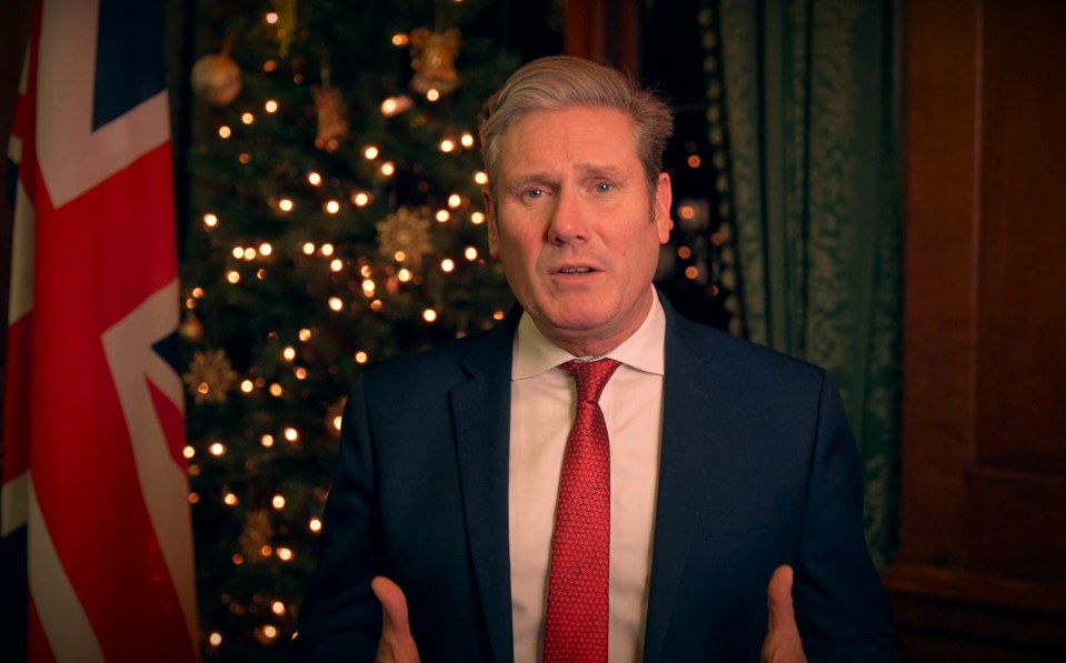 The No1-rated festive joke was 'What gifts will Sir Keir Starmer get this Christmas? None, he’s had enough!'