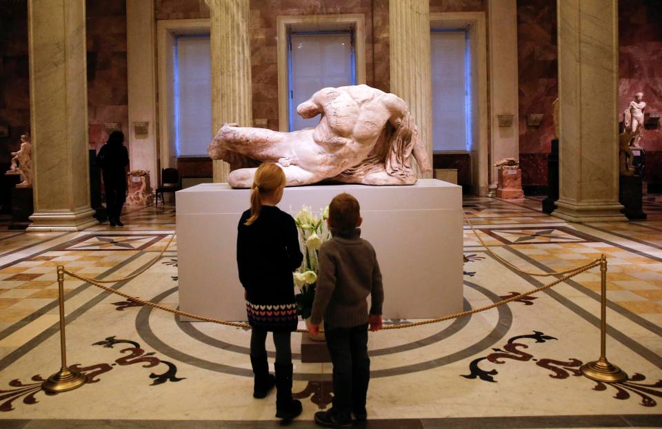 A Greek official added: 'Progress for the return of the Parthenon marbles has been made'