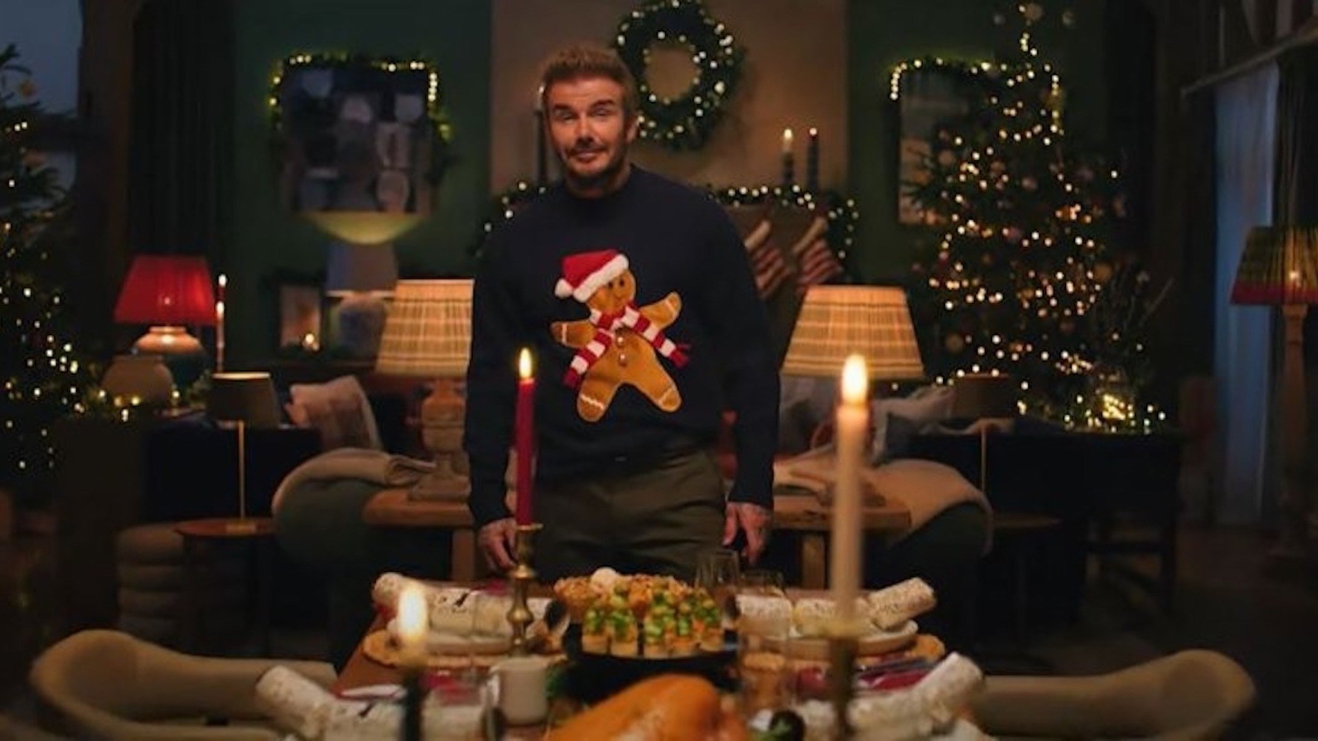 David Beckham advert slammed after showing star using outdoor oven to cook Christmas turkey indoors